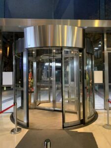revolving door air curtain project10