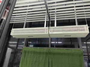 water type air curtain project in shoping mall