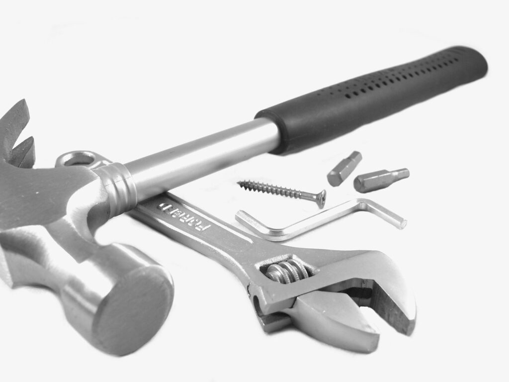 tools, hammer, wrench, screw, nails, nut, kit, spanner, fix, objects, work, job, construction, isolated, tools, tools, tools, tools, tools, hammer, construction, construction-15539.jpg
